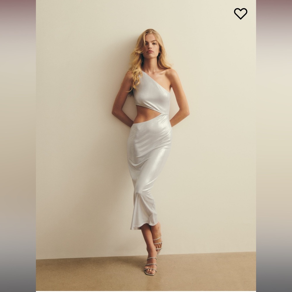 Reformation Metallic Dress